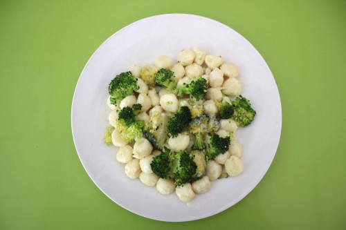 gnocchi con brocoli