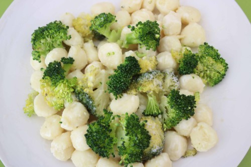 gnocchi con brocoli