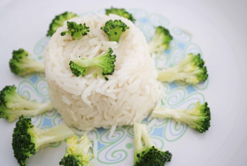 arroz basmati con brocoli