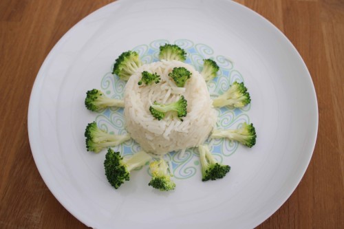 arroz basmati con brocoli