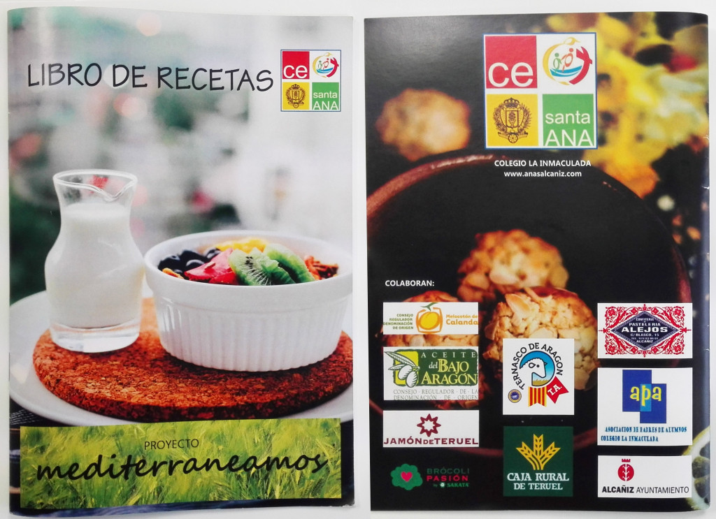 Libro recetas colegio Santa Ana